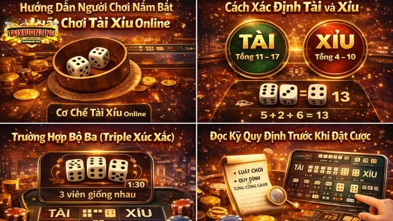 Tài xỉu online Tìm hiểu luật game Tài Xỉu Online trước khi chơi